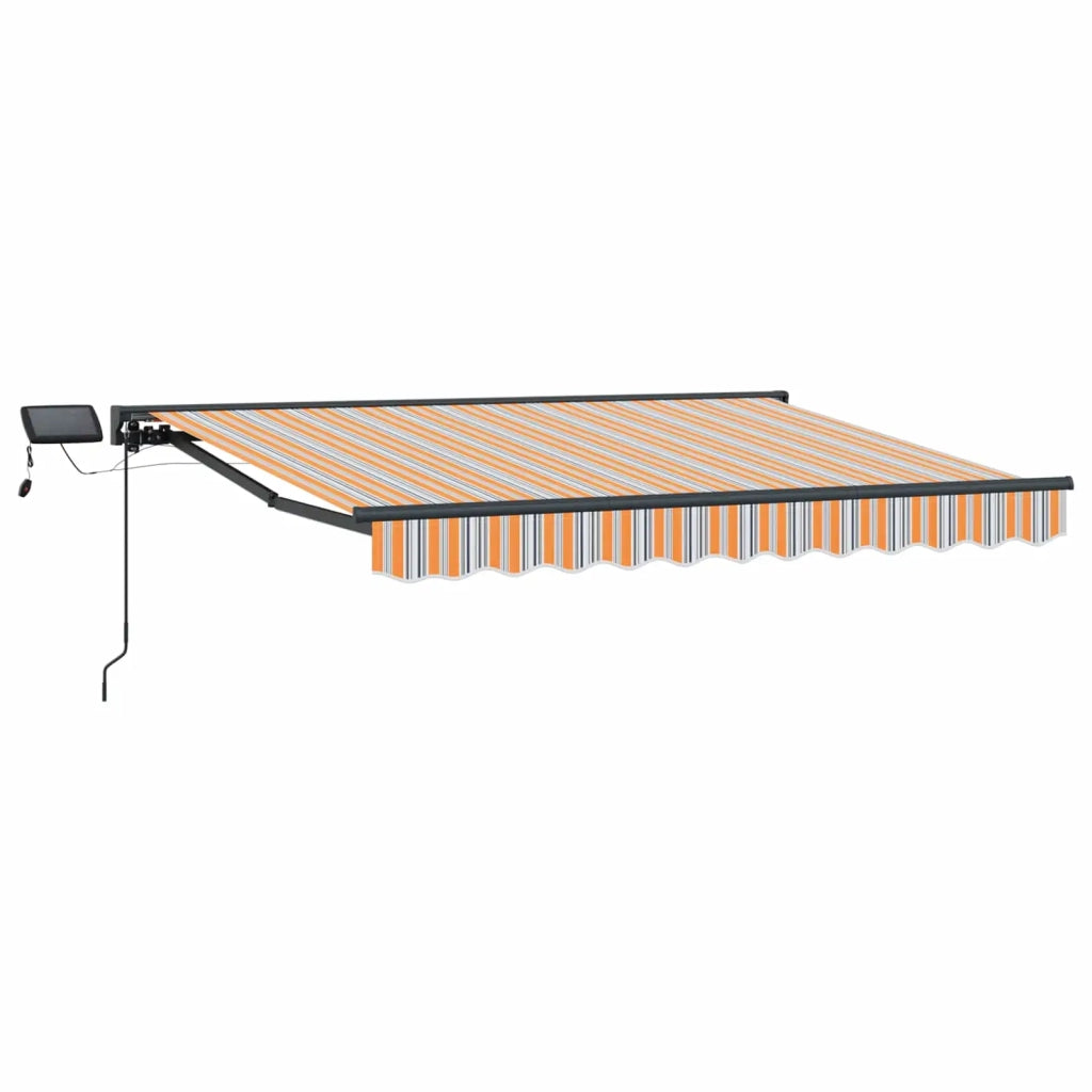 Cornice per Tenda Manuale con LED-Telaio per tendalino manuale 3 x 2,5 m 495050