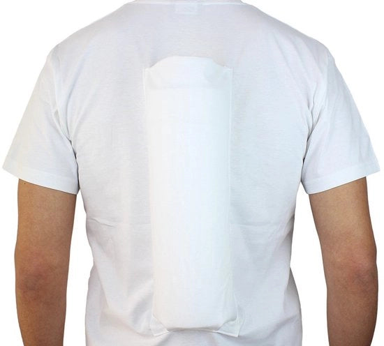 T-Shirt Anti-Snurk - Prevenzione del Snurk - 1 pezzo - Bianco - 100% Cotone - Unisex