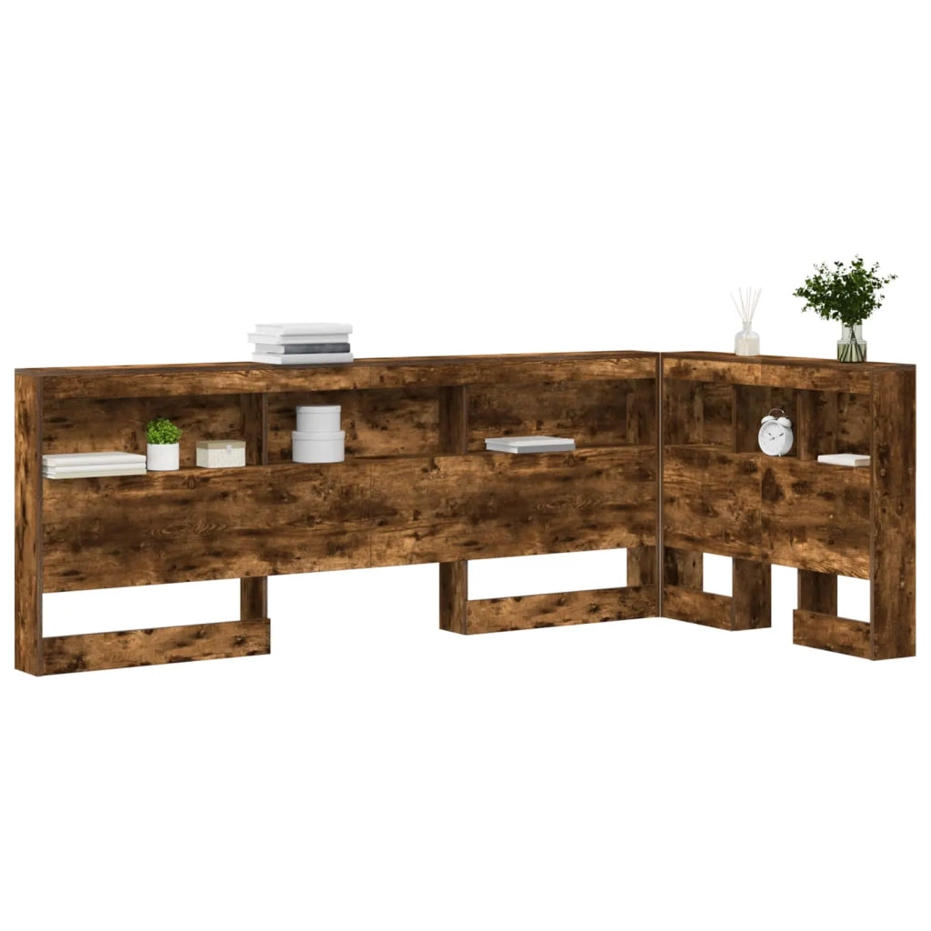 Testiera | Testata contenitore Rovere fum¨¦ 90 cm Legno multistrato