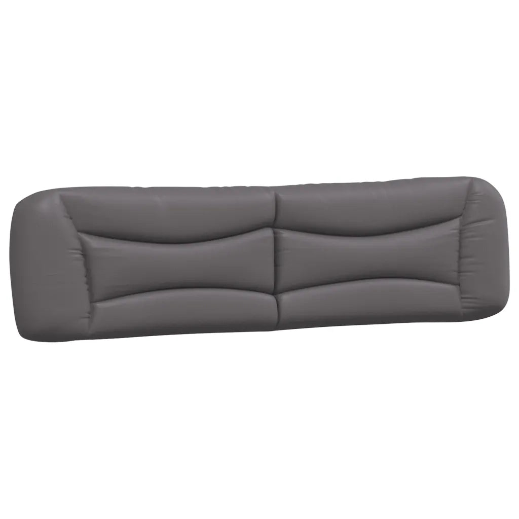 Letto con Materasso Hvar Grigio 200x200 cm in Similpelle 3208748
