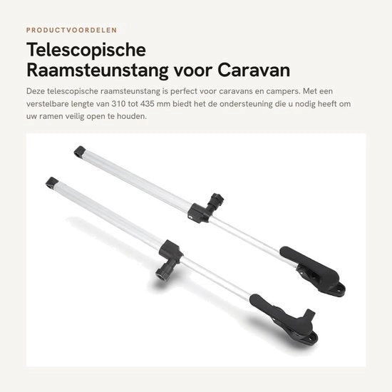 Supporto telescopico per caravan 310-435mm