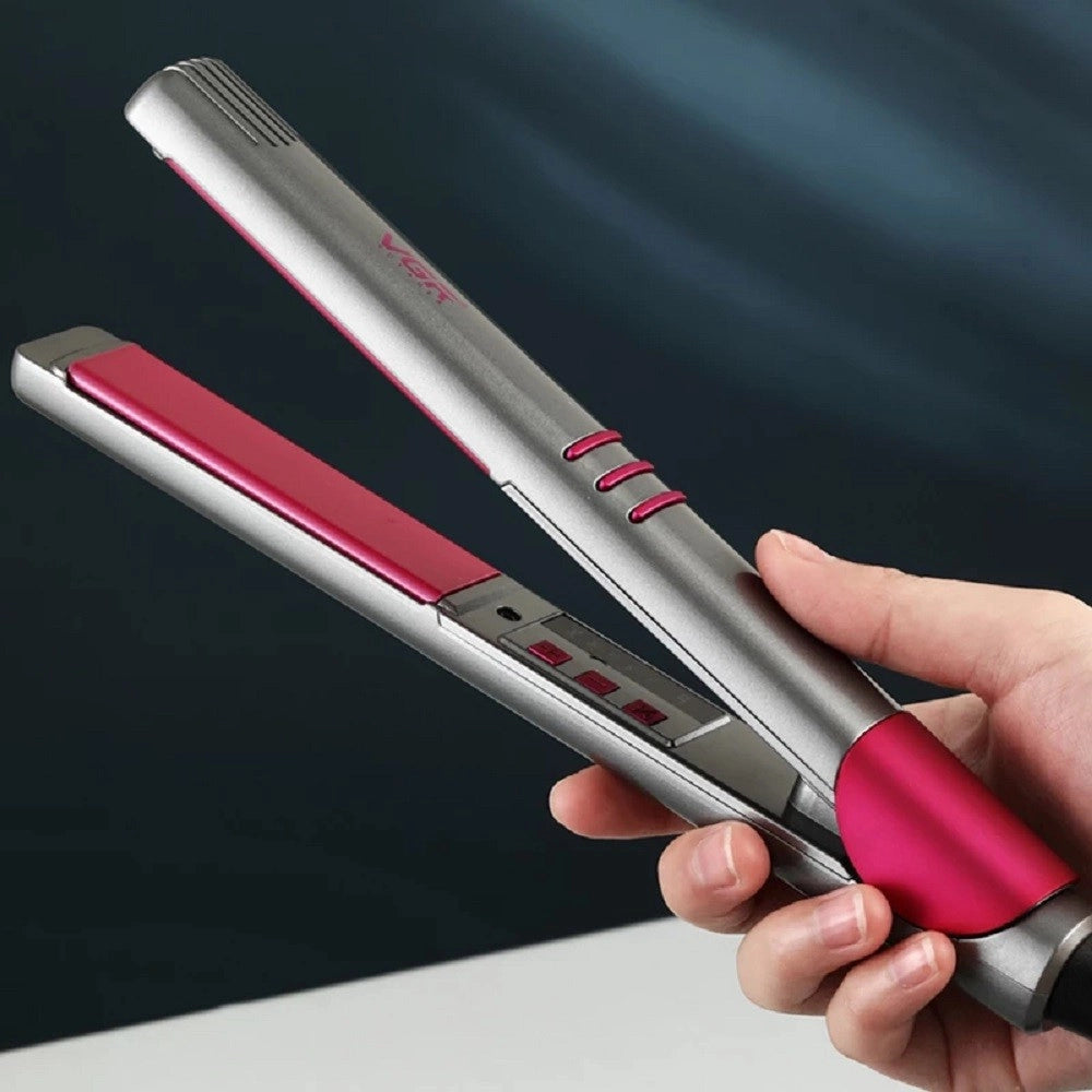 Trade Shop - Piastra Capelli Professionale Vgr V-580 Ceramica Lisci & Styling Parrucchiere -