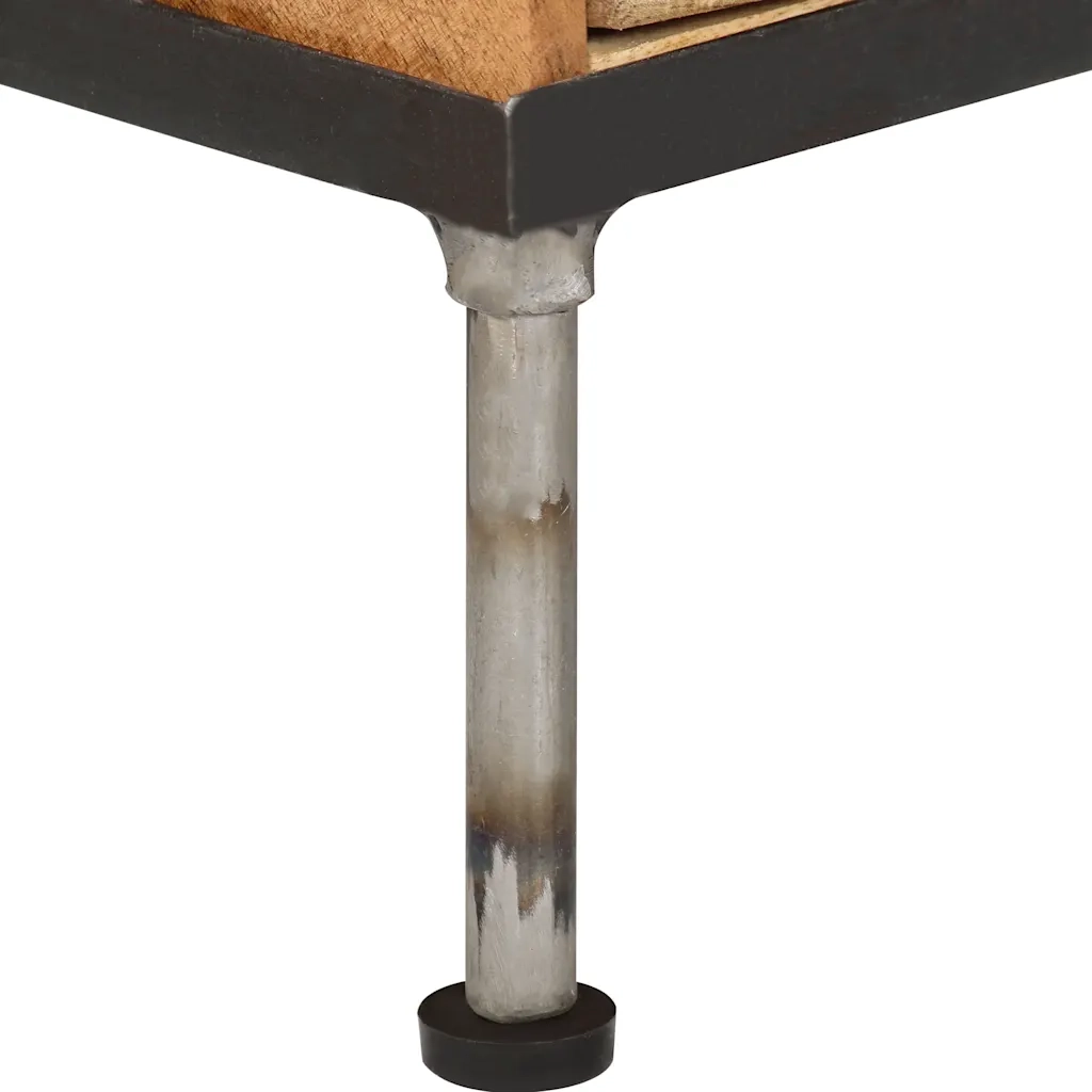 Cassettiera 45x35x106 cm in Legno Massello di Mango 247806