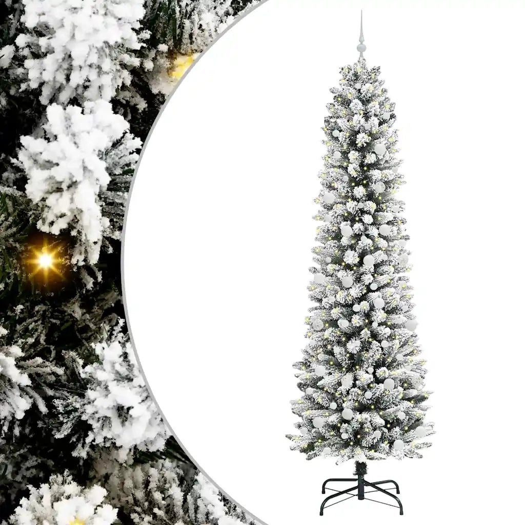 Albero di Natale artificiale con 300 LED Bianco 240 cm 3396132