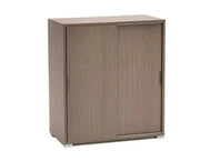 Base 2 Ante scorrevole rovere grigio  L75 H85 P38
