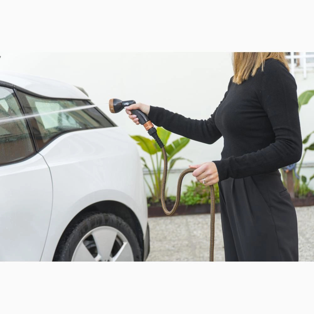 Tubo Estensibile irrigazione resistente leggero compatto 12,5 mestri Grigio