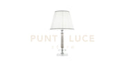 LUME PICCOLO DIDO  1 LUCE CRISTALLO E CROMO ATTACCO E14 D.25CM