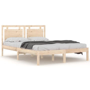 Letto matrimoniale | Letto per adulti | Giroletto in Legno Massello 200x200 cm