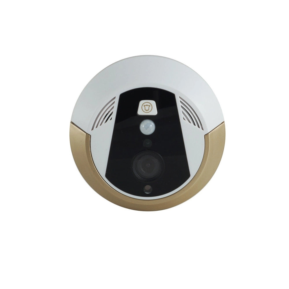 Trade Shop - Videocitofono Wi Fi Wireless Smartphone Sensore Pir Registra Sd Smart Doorbell -