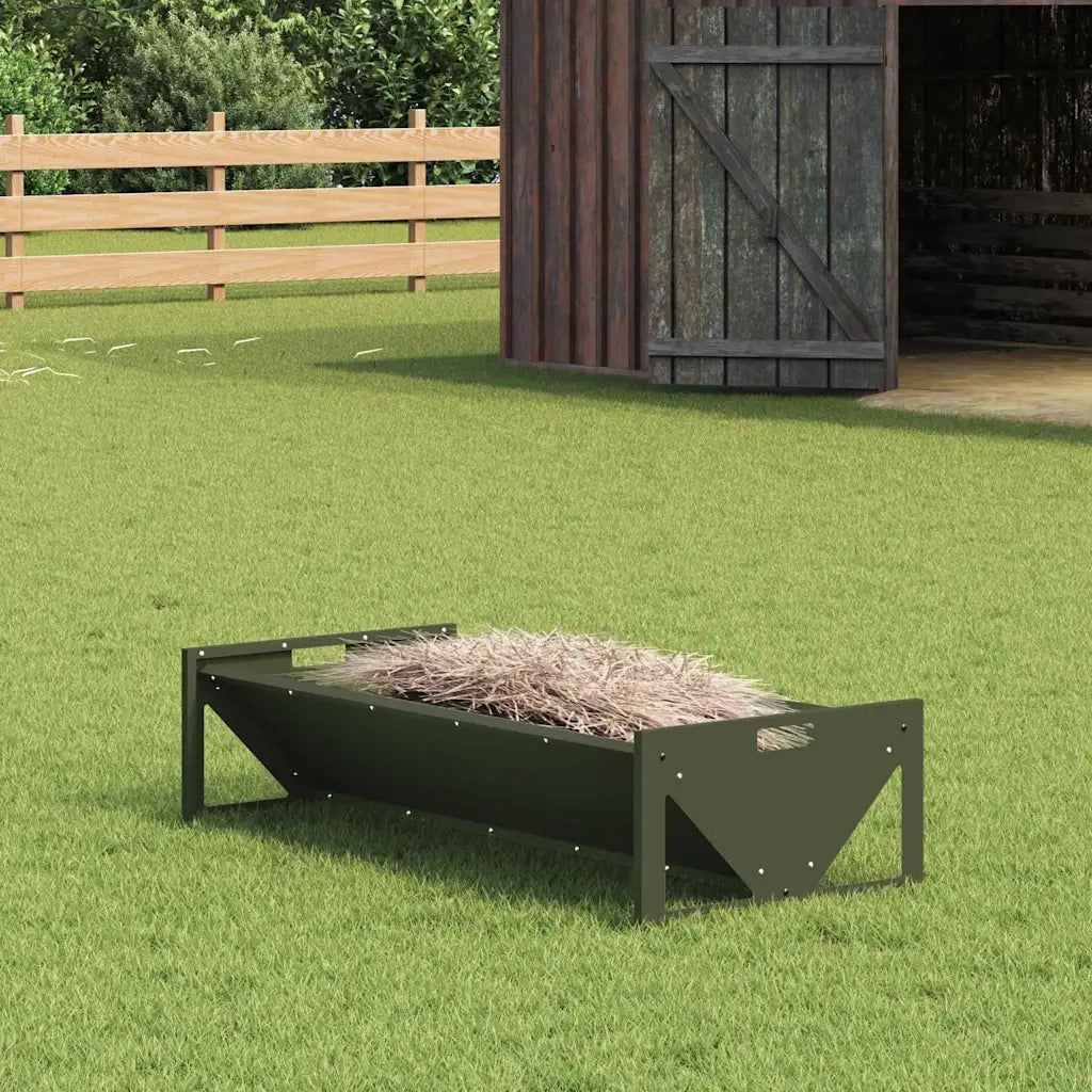 Abbeveratoio per bestiame Verde oliva 108 x 50 x 28 cm CFW2663232
