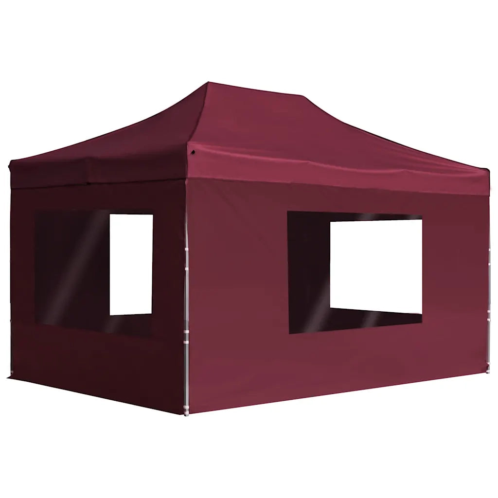 Gazebo Professionale Pieghevole Alluminio Pareti 4,5x3m Rossocod mxl 94950