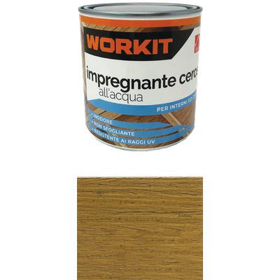 IMPREGNANTE CEROSO ACQUA WORKIT - NOCE CHIARO ML 750- 6 pezzi