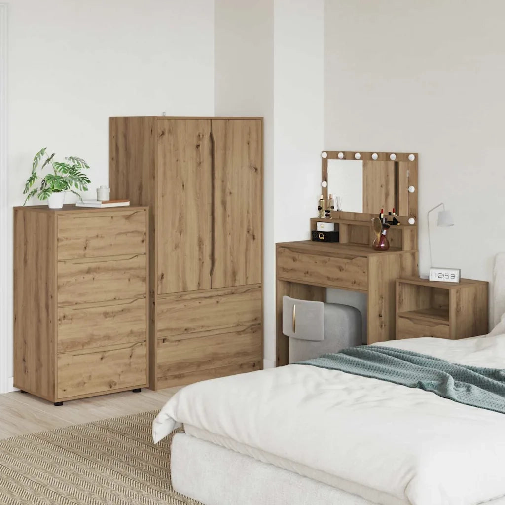 Armadi di Stoccaggio 2 pcs Rovere artigianale 60 x 48 x 105 cm