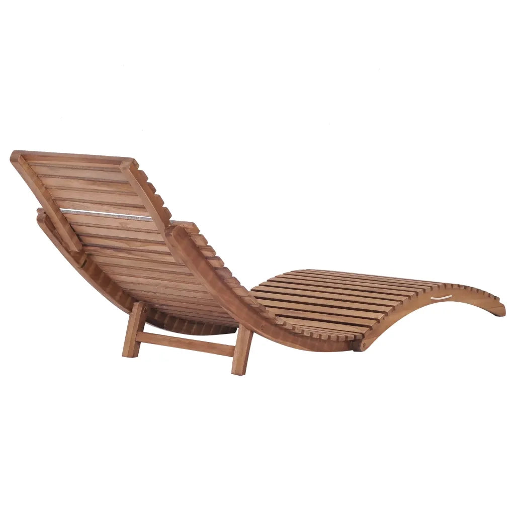 Lettino Prendisole Pieghevole in Massello di Teak cod mxl 8667