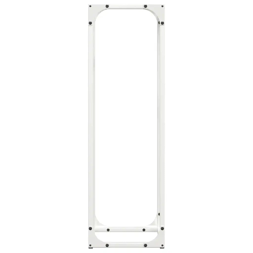 Rastrelliera per Legna da Ardere Bianca 25x25x80 cm CFW3544587