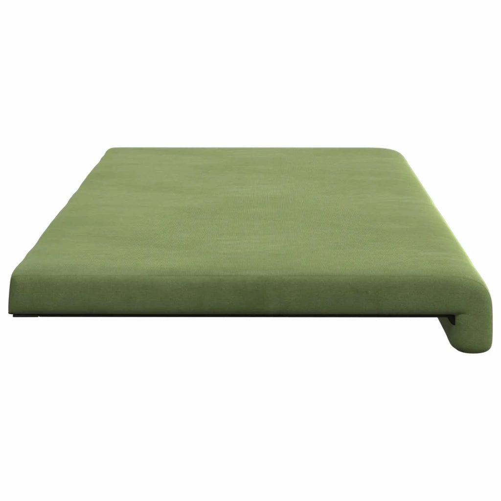 Cuscino per panchina Velluto (V) Verde chiaro Profondità 35 cm 42043332