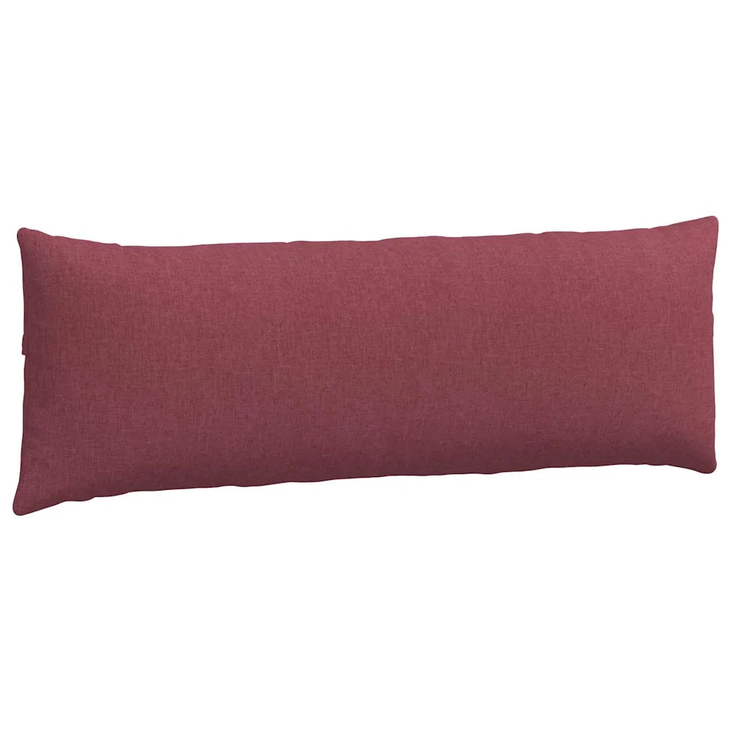 Cuscini da Divano 2 pcs Rosso Vino 120 x 40 cm Tessuto