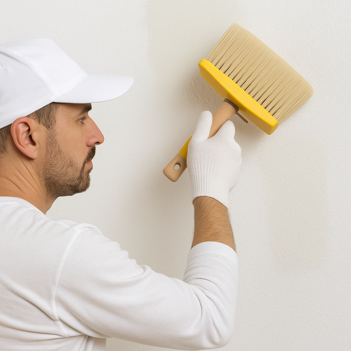 Plafone manico gomma quarzi vernici silossaniche setole in poliestere 50x150 mm