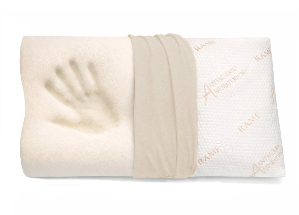 Guanciale Cuscino Letto 50x80cm Anallergico Memory Cervicale Mod. Rame