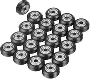 Viti con V-groef - 20 pezzi - 625 mm - Diametro interno 5 mm - Materiale POM - Alta resistenza allo sfregamento