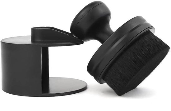 Panno a spazzola per cerchi, Applicatore di cera per cerchi, Kit di cura cerchi per auto, Spazzola cerchi rotonda, Spazzola per dettaglio auto (Nero)