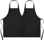 Cucina in tessuto di cotone 100% biologico - Adattabile - 2 tasche - Resistente al fuoco - Respirante - Adatto per uomini/donne - Cucina in cucina