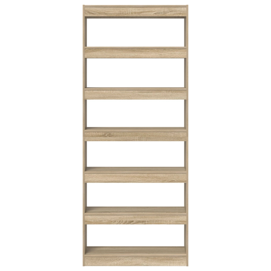 Libreria in Rovere Sonoma Legno ingegnerizzato 80 x 30 x 198 cm