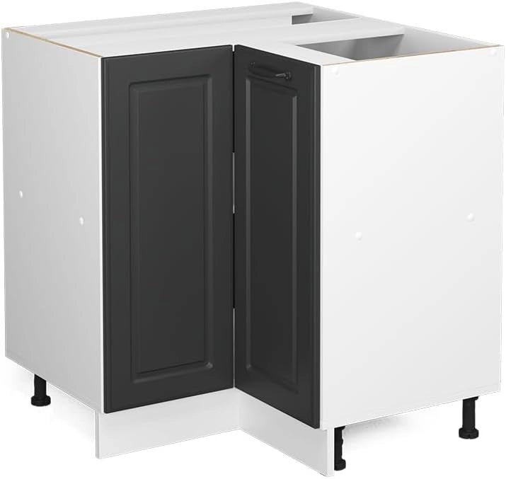 Frontale cucina R-Line, Antracite casa di campagna, 59.2 x 71.3 cm frontale del mobile per mobile base ad angolo