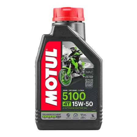 LUBRIFICANTE MOTO '5100' 10W-50 4 TEMPI MOTUL 1 lt - MOTUL