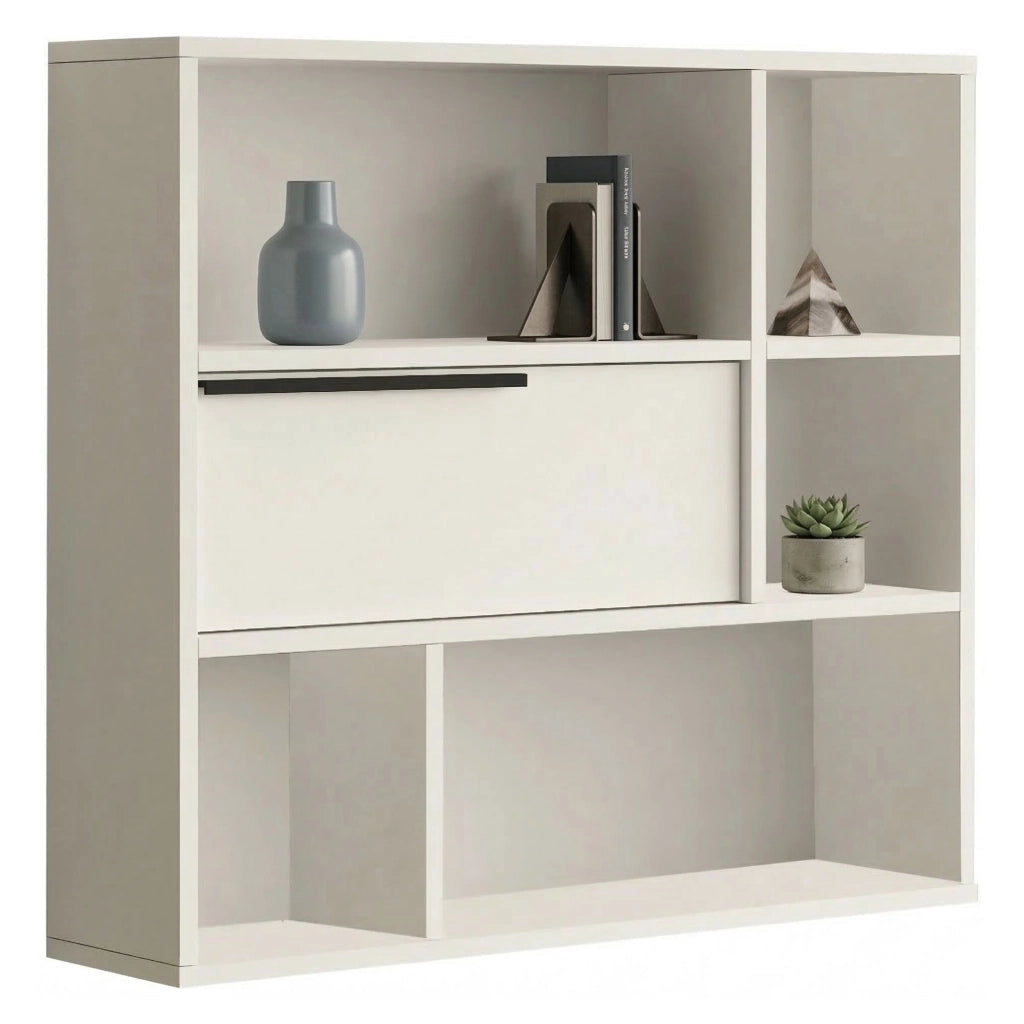 Coeli, Mensola 5 Ripiani, 90x22x81h cm Bianco