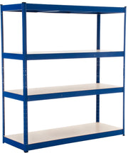 Scaffale senza viti 160x60x180 cm blu