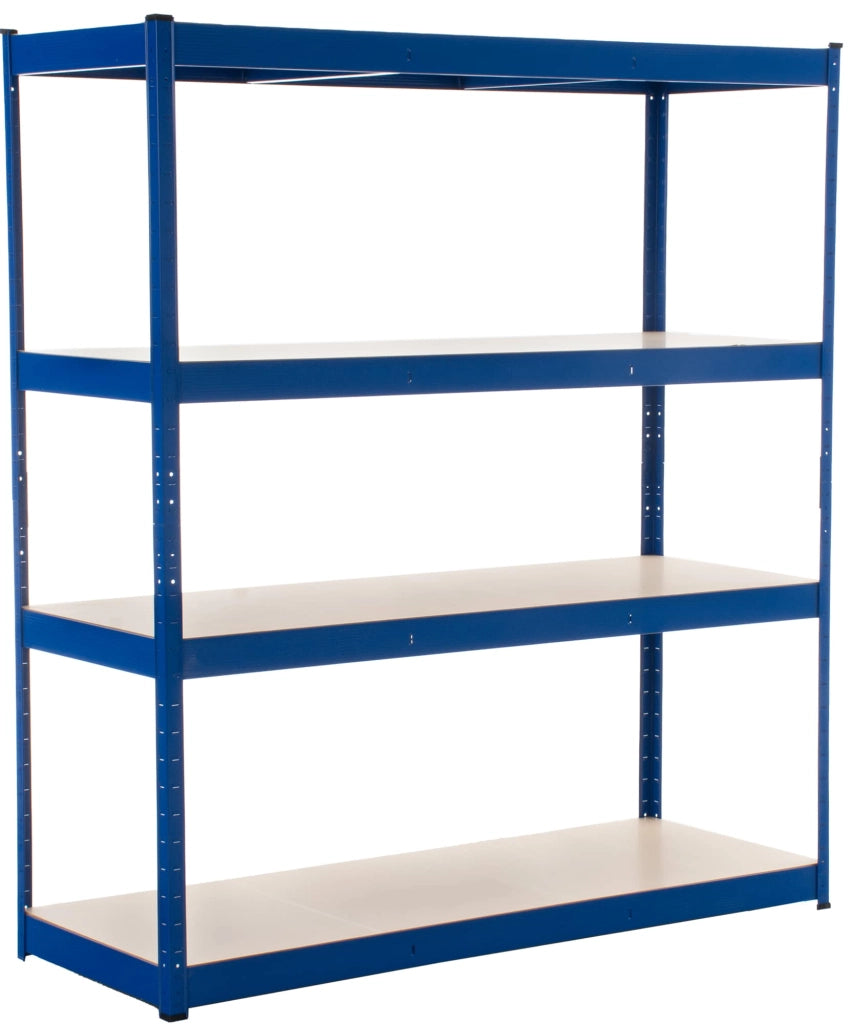 Scaffale senza viti 160x60x180 cm blu