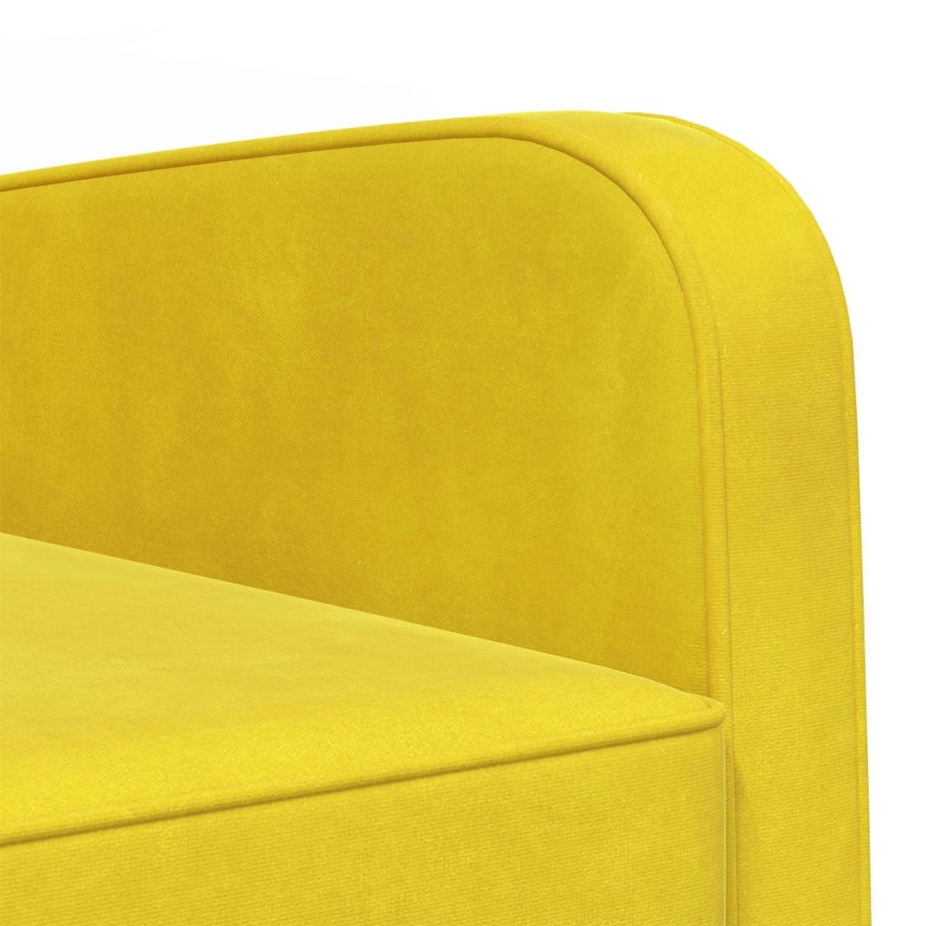 Poltrona Giallo Velluto 42043419