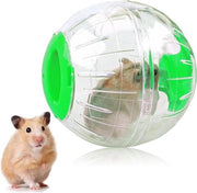 Palla da Ginnastica per Animali Piccoli, Giocattolo da Correre per Topi e Hamster, Palla di Movimento per Roditori, Palla di Corso in Plastica Verde
