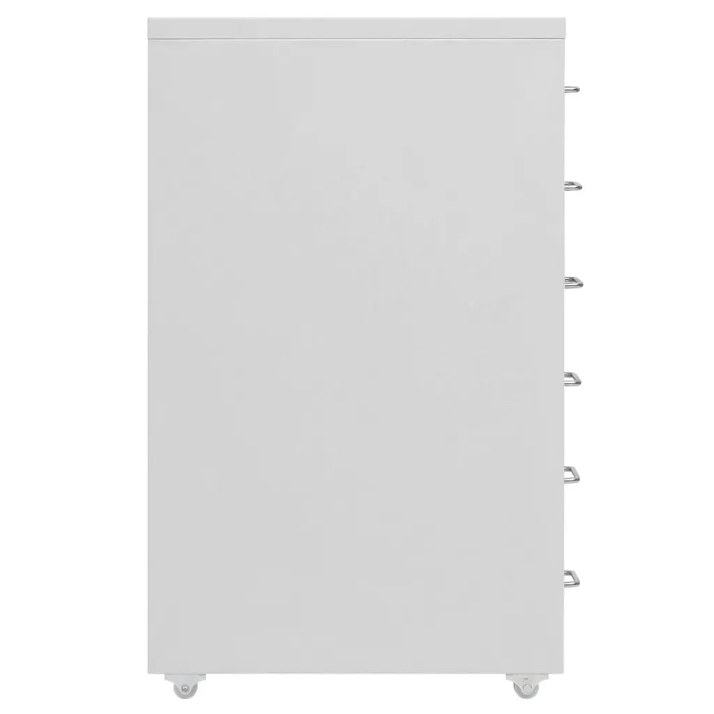 Schedario Mobile Grigio 28x41x69 cm in Metallo CFW2597849