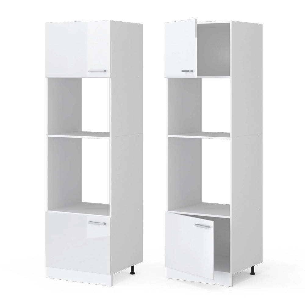 Vicco Set mobili bagno Bianco lucido 60 cm