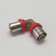 Tiemme raccordo 16 x 16 curvo gomito doppio a pressare per tubo multistrato