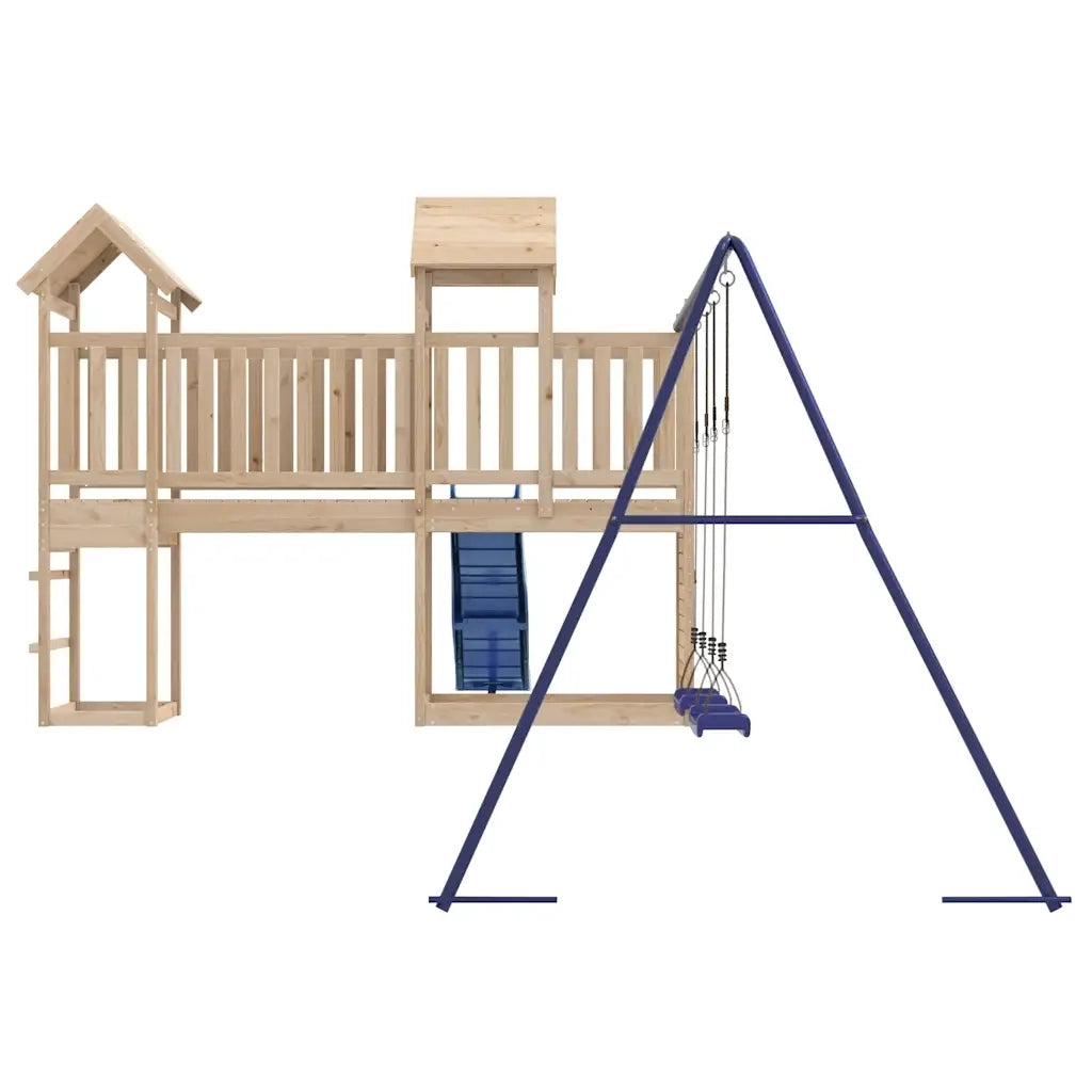 Set da Gioco da Esterno in Legno Massello di Pino 3155909