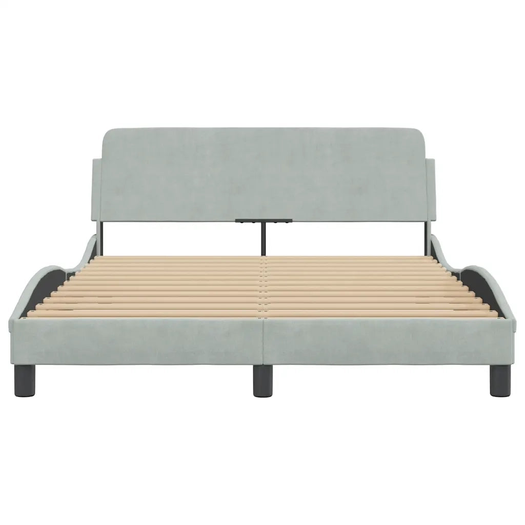 Giroletto Dover Grigio Chiaro 137x190 cm in Velluto 373282