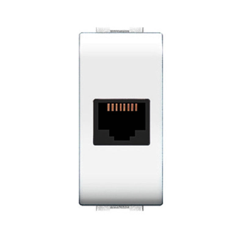 LIFE 4084 WH PRESA TELEFONICA RJ11 PLUG 6/4A BIANCO- ELETTROCANALI- 12,0 pz