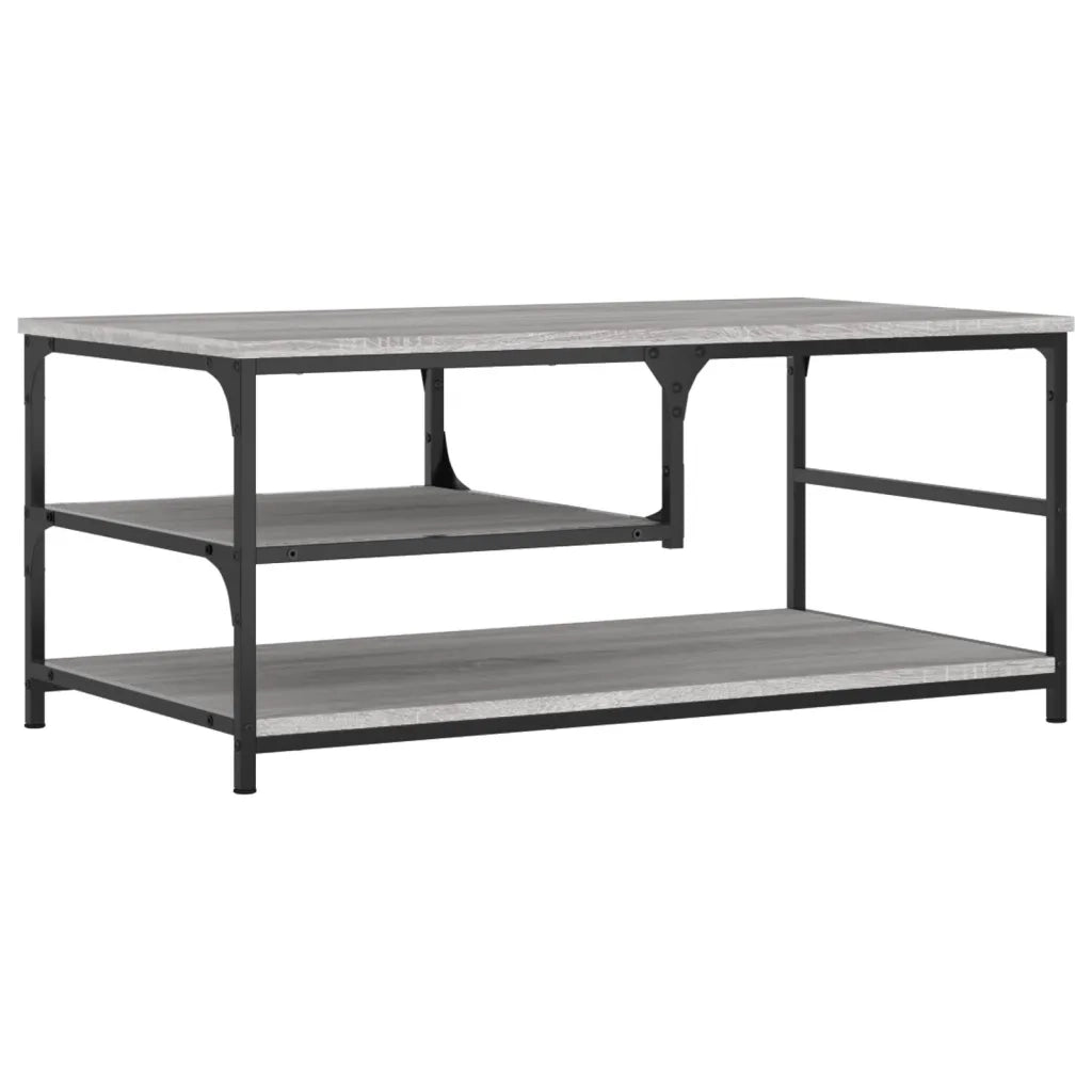 Tavolino da Salotto Grigio Sonoma 90x49x40 cm Legno Multistratocod mxl 131150
