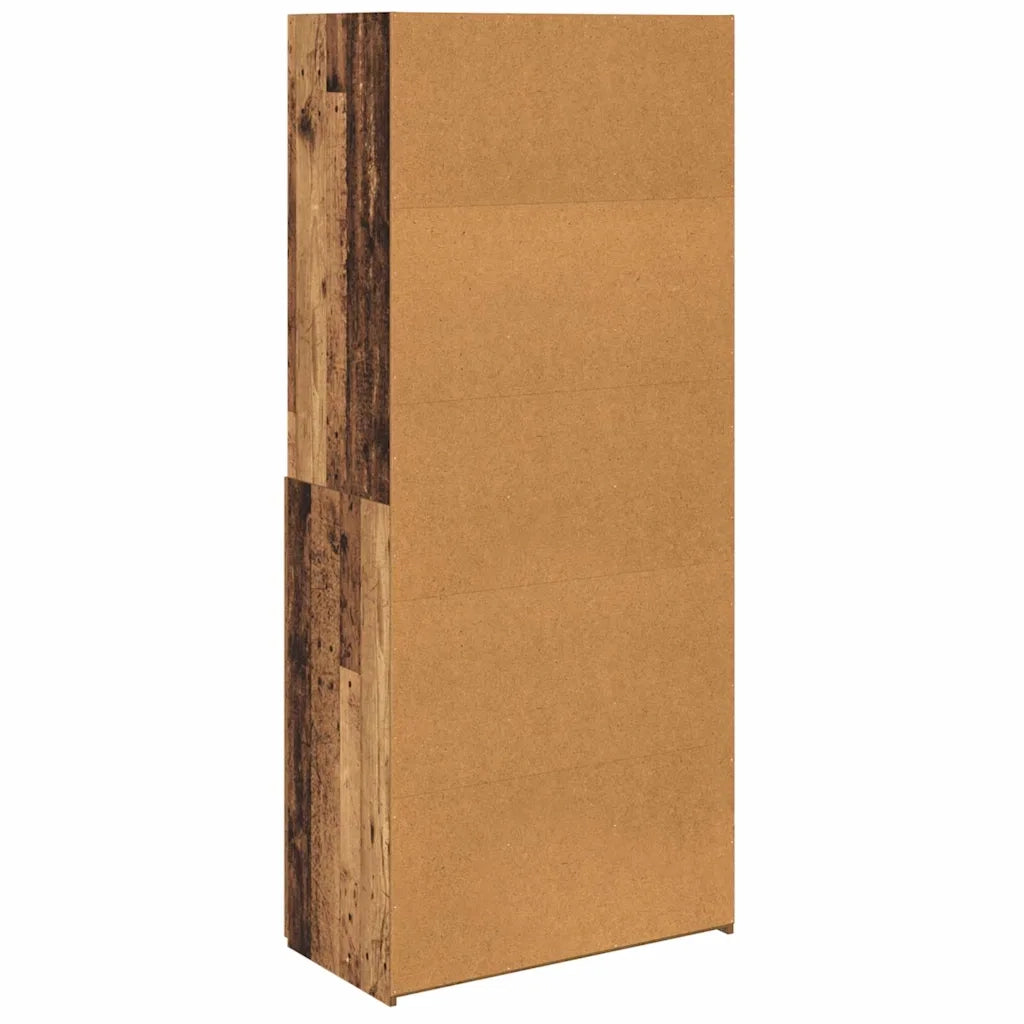 Credenza | Madia | Buffet da pranzo | Armadio da pranzo Legno vecchio 80 x 42,5 x 185 cm Legno multistrato