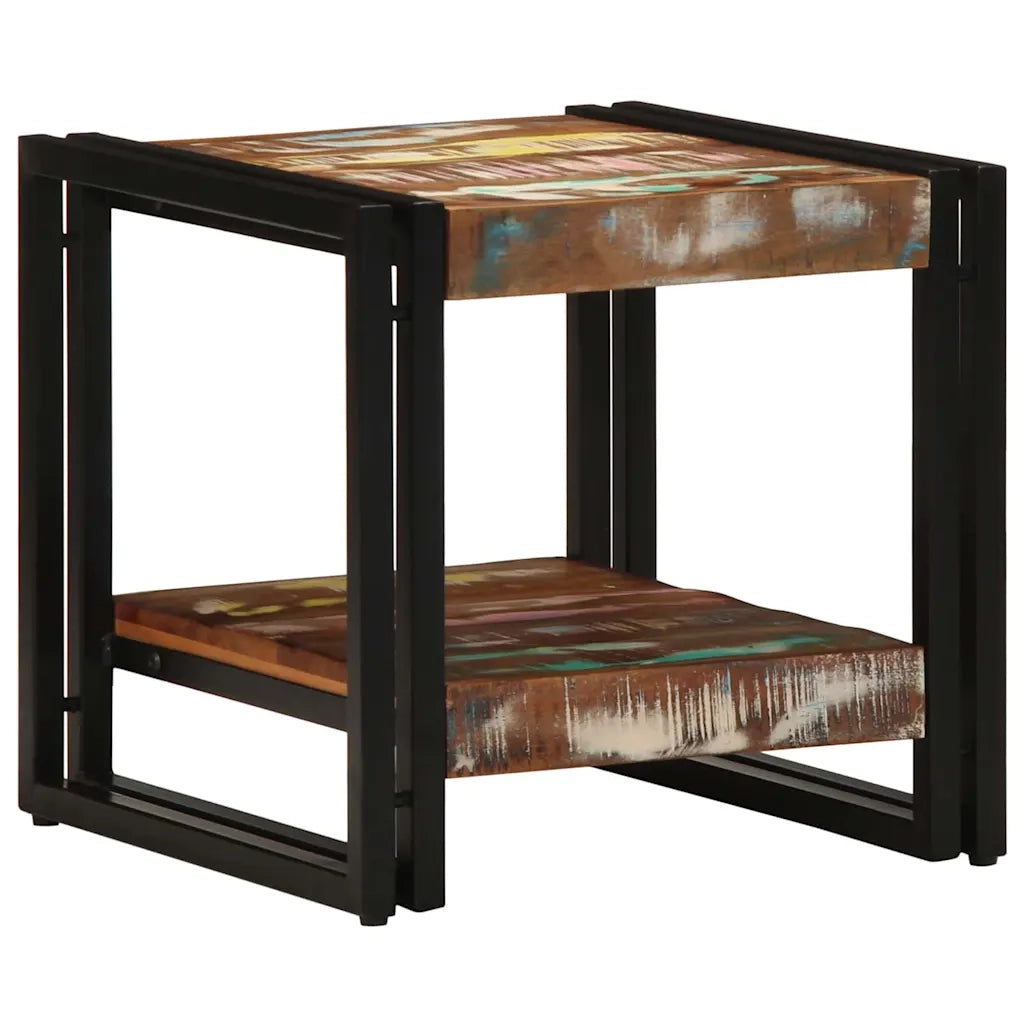 Tavolino da salotto 40 x 40 x 38 cm Legno Recuperato Massello 4102726
