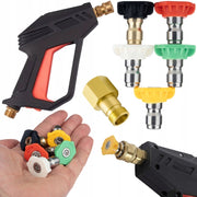 Pistola Alta Pressione Fortis 4000 PSI M22 – Set 5 Ugelli Quick Connect + Adattatore Karcher HD Easy!Lock | 275 Bar