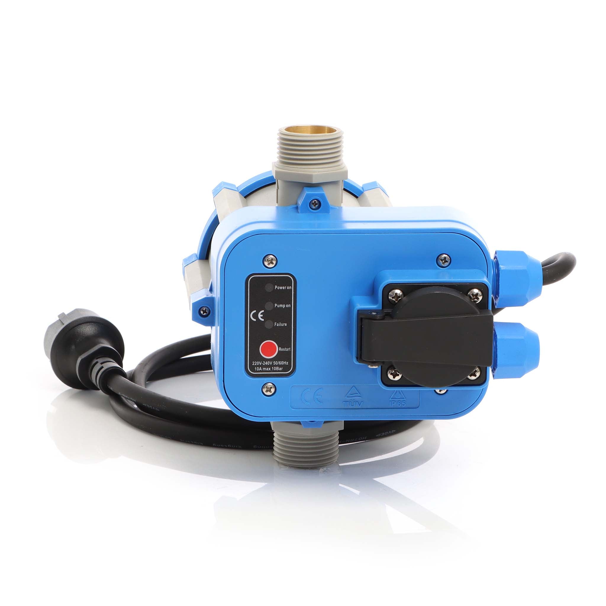 Pressostato EPC-1.1 230V con presa per pompa autoclave elettropompa domestica monofase