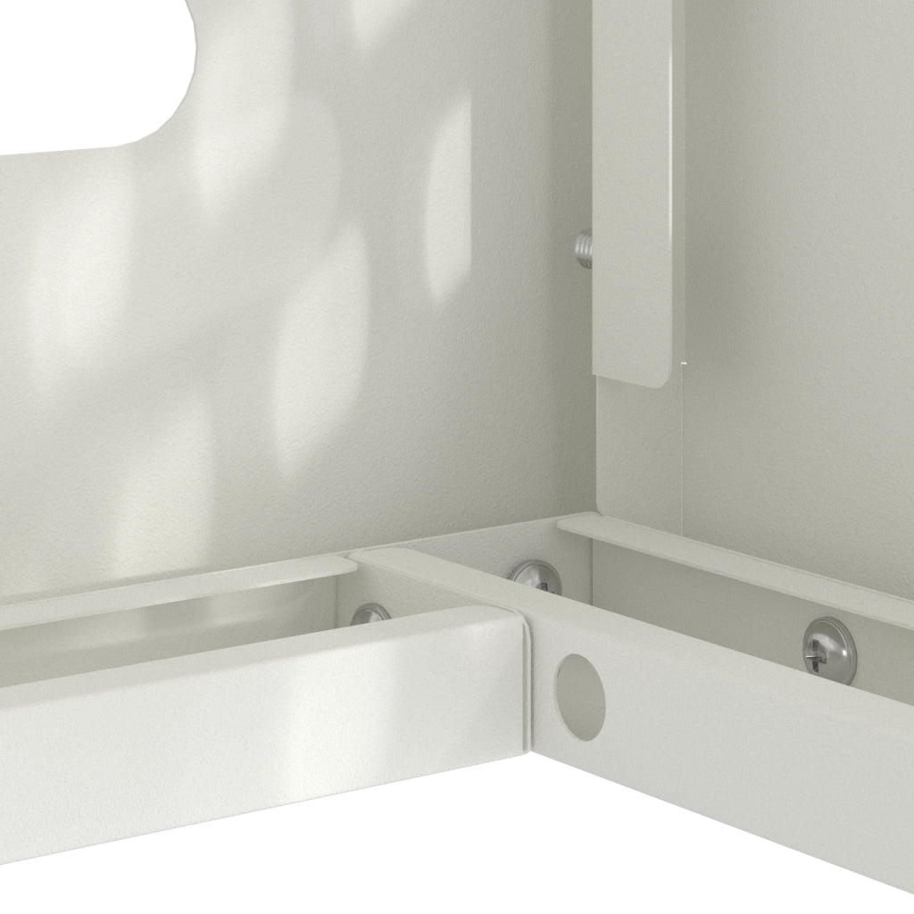 Copertura Condizionatore d'Aria Bianca 110x50x105 cm