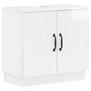Armadio per Lavabo da Bagno HOORN Bianco Lucido 897229