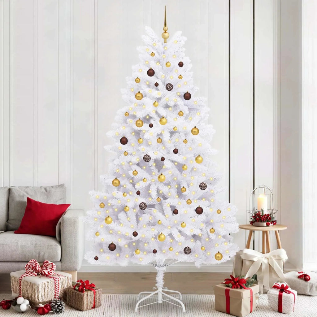 Albero di Natale artificiale Bianco 120 x 120 x 240 cm LED 3210135