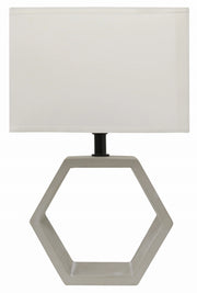 Lampada da tavolo Candellux Vidal 41-68545 bianca E27