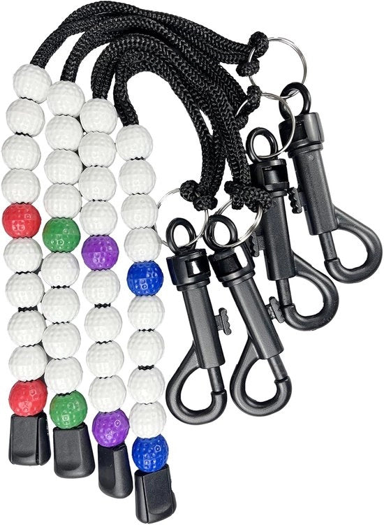 Targa da Golf, 4-Pack Targa da Golf con Clip per Arbitri, Caddies e Golfisti